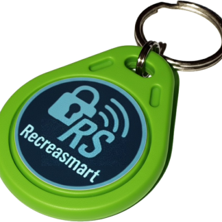 RFID-tag green sleutelhanger 13.56MHz 10 stuks